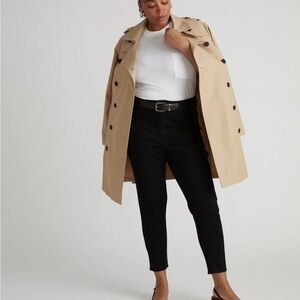 Universal Standard Seine High Waisted Skinny Jeans, Black, Plus Sz 14, NWT